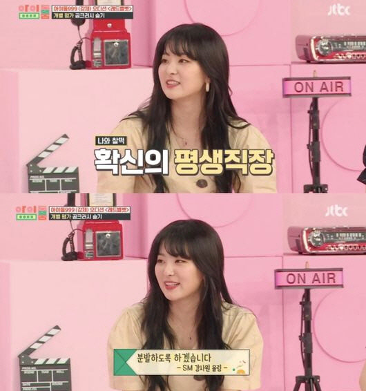 슬기 SM이사(사진= JTBC '아이돌룸' 방송화면 캡처)